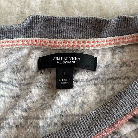 Simply Vera Vera Wang Soft Cozy Sleep Shirt Size Large - Picture 5 of 10